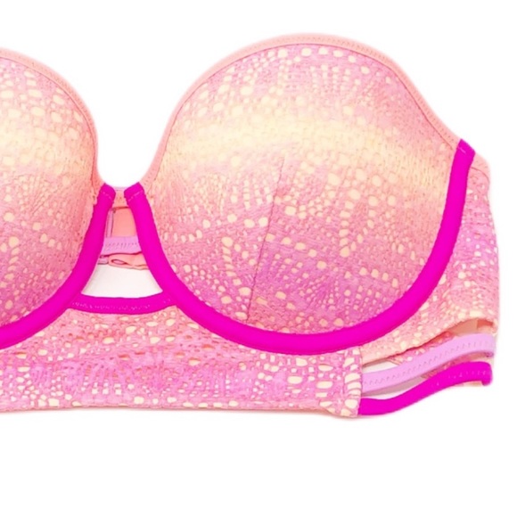 ✨NWT Victoria’s Secret Lace Push Up Strappy Bikini - Picture 4 of 11